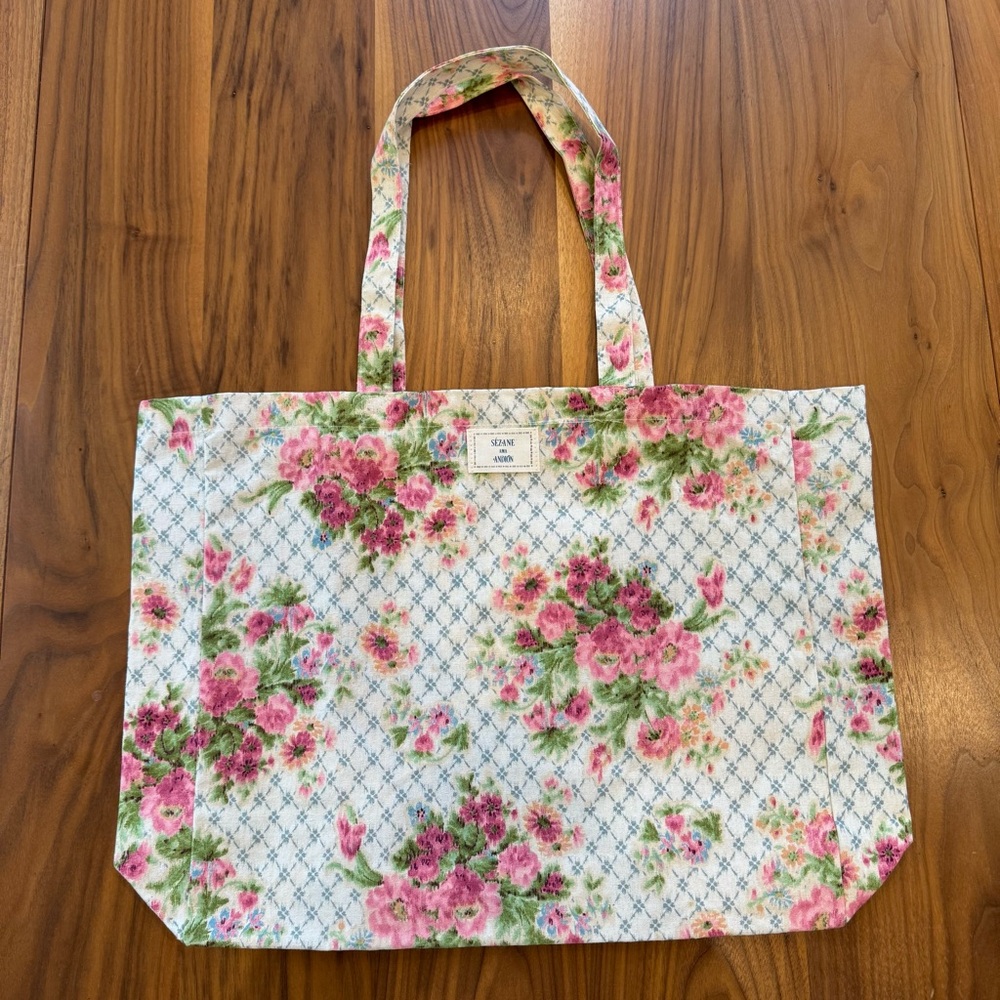 NWOT Sezane x Andion Floral Tote Bag